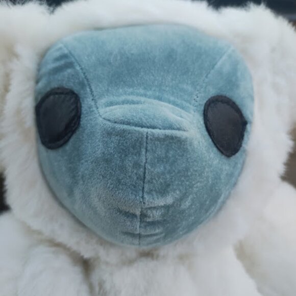 Vintage Vermont Teddy Bear Velvet Alien Face Rare Mask Collectible Jointd 16" - Picture 7 of 15